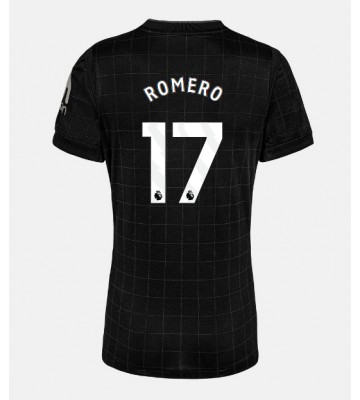 Tottenham Hotspur Cristian Romero #17 Udebanetrøje Dame 2025-26 Kortærmet